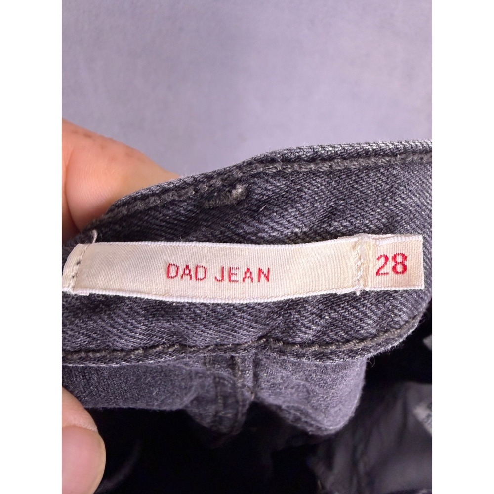 Levi's Premium Women's 28x30 Faded Black Denim Jeans Baggy Dad Jeans - Picture 8 of 12